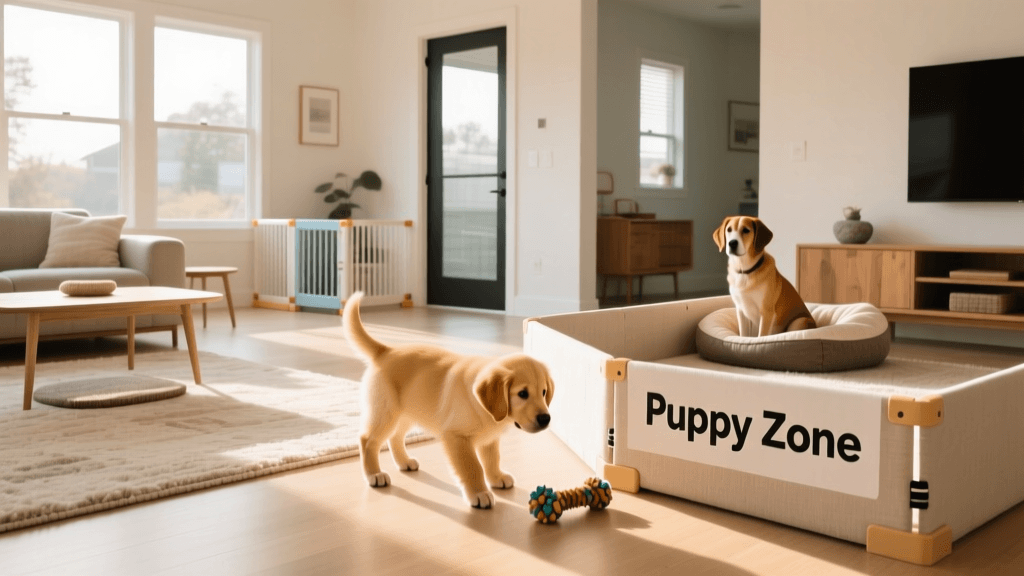 Puppy-Proofing and Boundary Training for a Safe Home