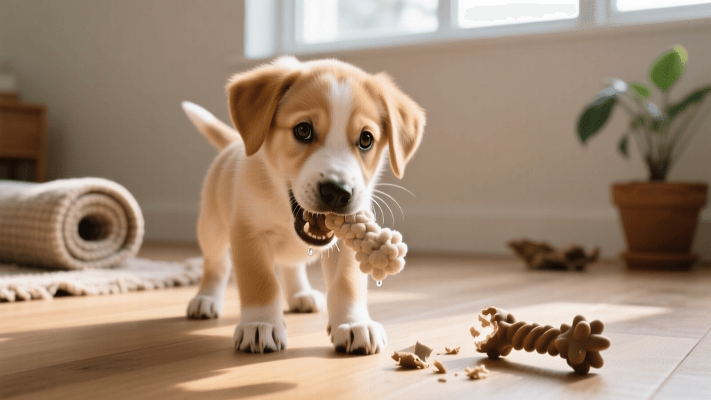 Puppy Teething Dangers: What NOT to Give Your Chewing Pup