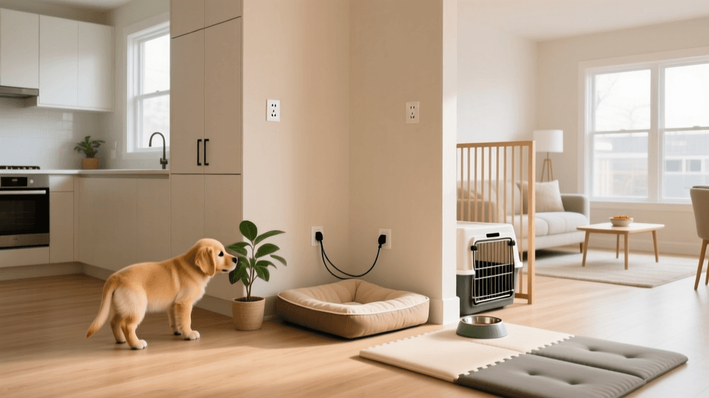Essential Puppy Proofing Guide For Kitchen And Living Room