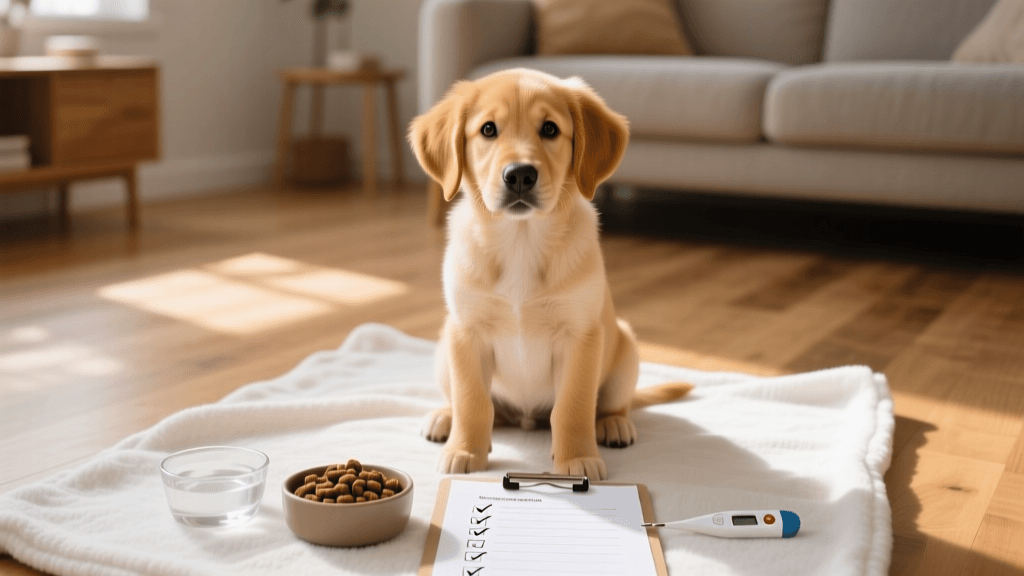 First-Week Puppy Diet Transition and Health Checklist