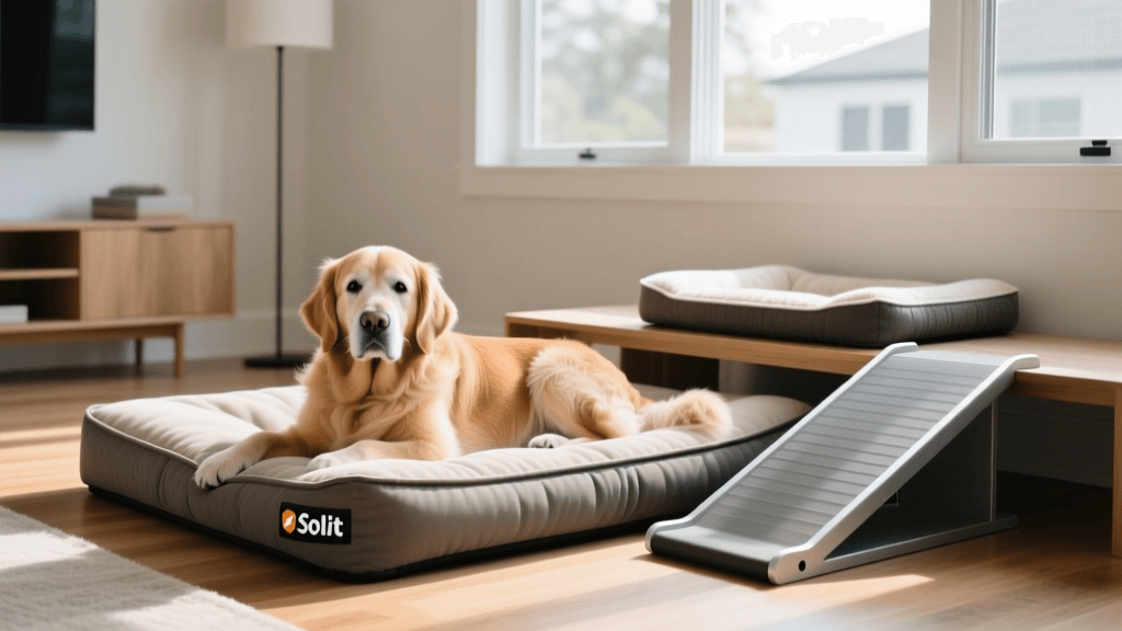 Canine OA Home Care 2026: Orthopedic Beds & Ramp Guide