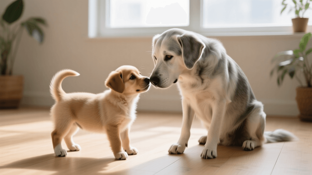How To Safely Introduce A New Puppy To Your Senior Dog