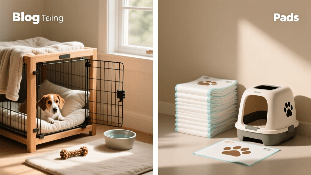 Crate Training vs Puppy Pads: Which Potty Method is Best?