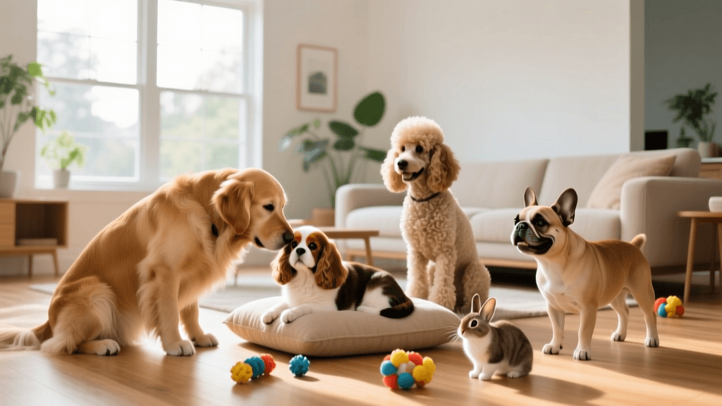 Best Dog Breeds for Homes With Cats and Small Pets