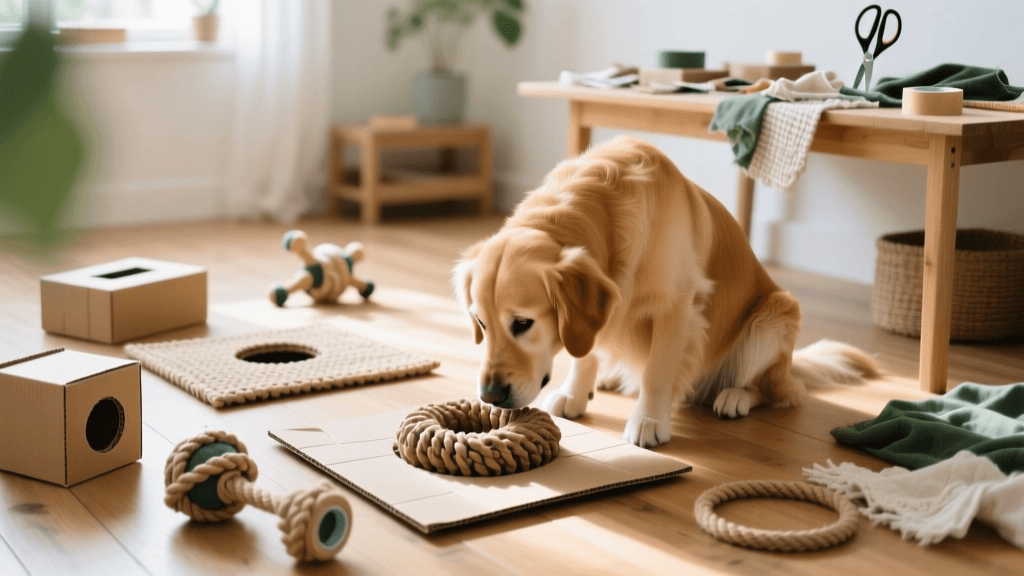 DIY Dog Enrichment: Homemade Puzzle Toys and Snuffle Mats