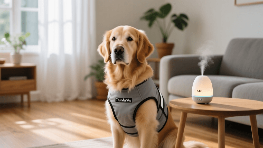 Adaptil vs ThunderShirt for Dog Noise Phobia in 2026
