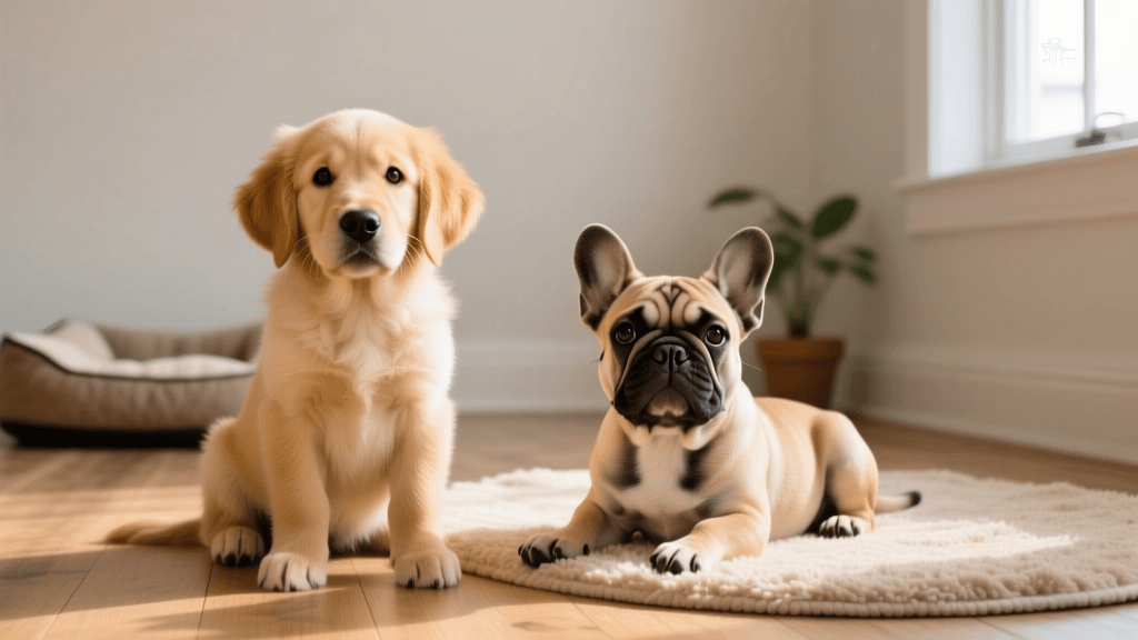 Golden Retriever vs French Bulldog: First-Year Puppy Care Guide