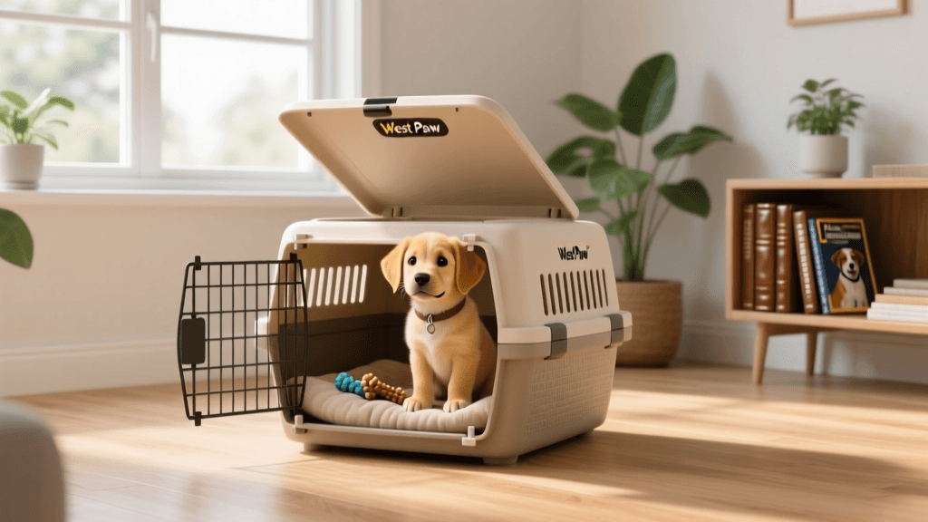 Force-Free Puppy Crate Training With West Paw Toppl (2026)