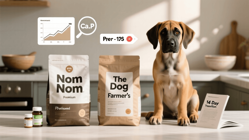Top Fresh Diets for Large Breed Puppies 2026: Nom Nom vs Farmers Dog