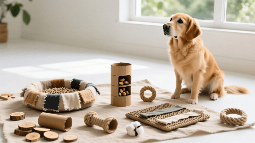 DIY Dog Enrichment Toys: Homemade Puzzles & Snuffle Mats