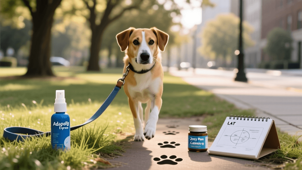 Calming Leash Reactive Dogs: 2026 Adaptil vs Zesty Paws Review