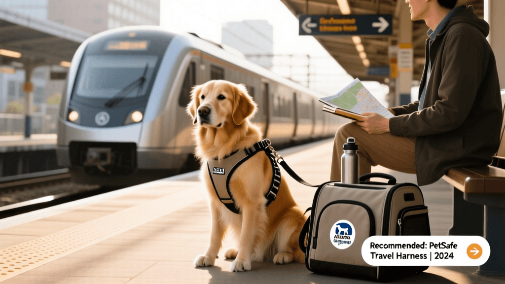 How To Travel By Train With Your Dog Safely