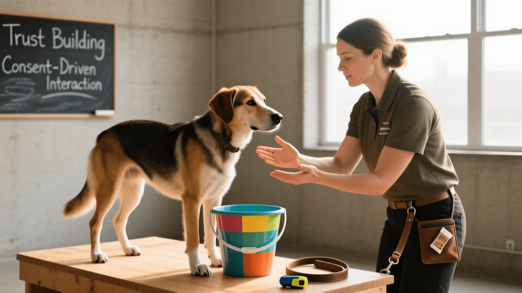 Co-Operative Care Training 2026: Building Trust With Rescue Dogs