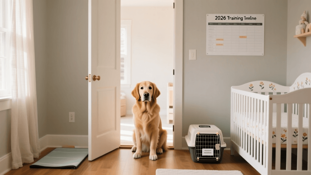 Dog Training for a New Baby: The 2026 Transition Timeline