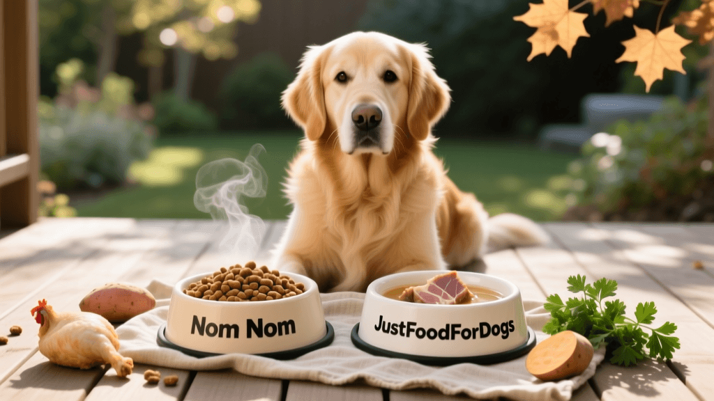 Best Fresh Dog Food for IBD in 2026: Nom Nom vs JustFoodForDogs