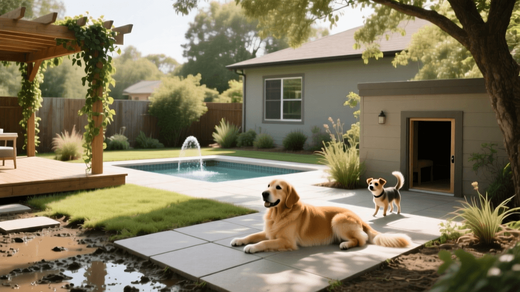 Backyard Makeover: Transforming a Muddy Yard Into a Dog Oasis