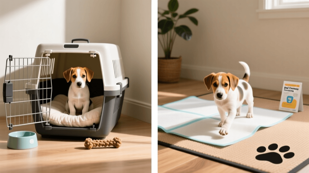 Crate Training vs Puppy Pads: Which Potty Method Is Best?