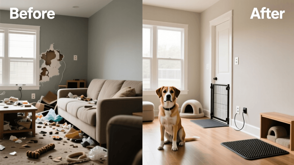 Before & After: Dog-Proofing Your Home for a New Rescue