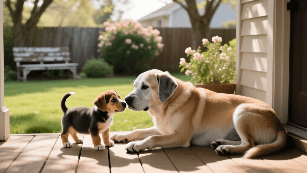 Raising a Puppy Alongside Your Senior Dog: A Guide