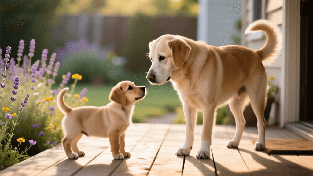 How to Introduce a New Puppy to a Senior Resident Dog