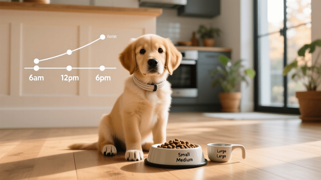 Puppy Feeding Schedules and Portion Sizes by Breed Size