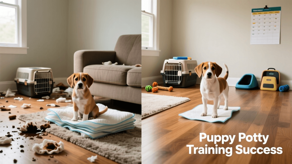 Puppy Potty Training: A Before and After Transformation