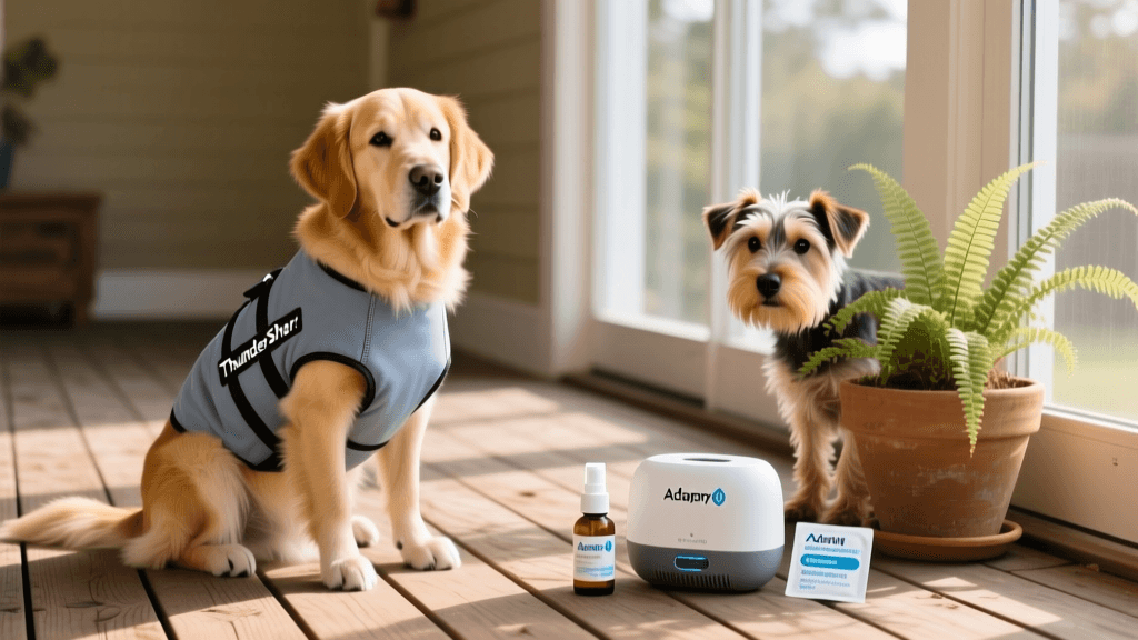 ThunderShirt vs Adaptil Optimum for Dog Anxiety in 2026