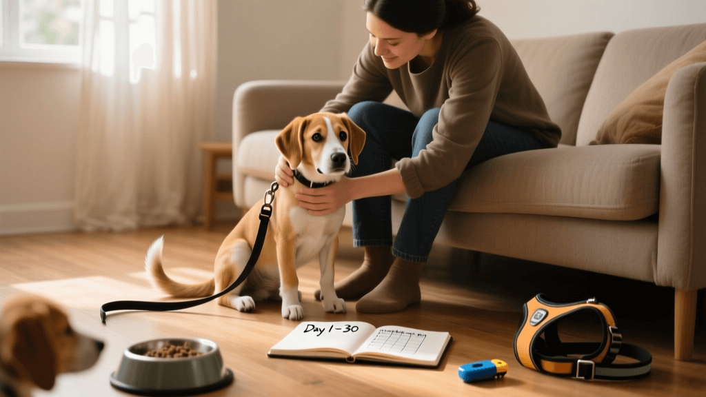 First-Time Owner Guide: First 30 Days With Your Rescue Dog