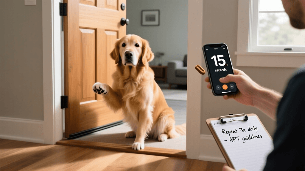 How To Teach Dog To Wait At Doorways