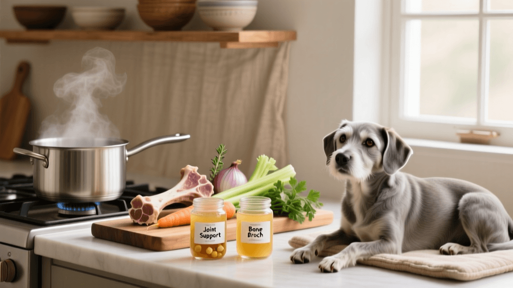 DIY Bone Broth and Joint Supplements for Senior Dogs