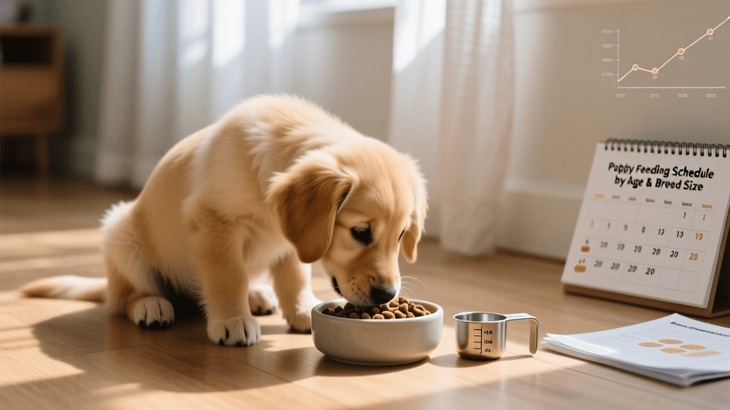 The Ultimate Puppy Feeding Schedule and Portion Chart
