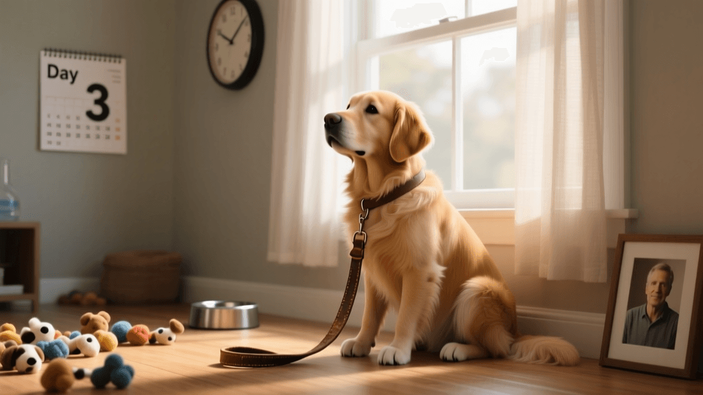 How Dogs Perceive Time When Left Alone