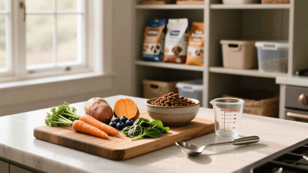 Integrating Fresh Whole Foods Into Your Dog's Daily Kibble Diet