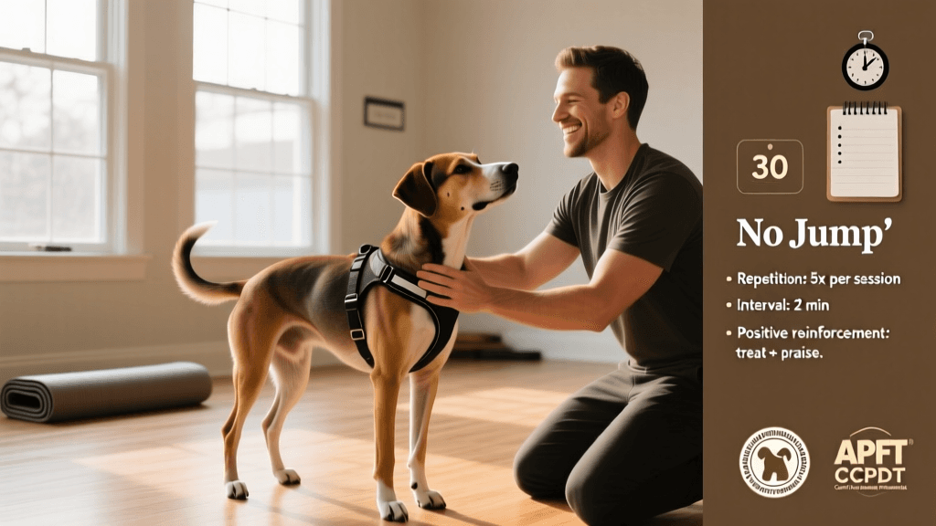 Dog No Jump Training For Guests