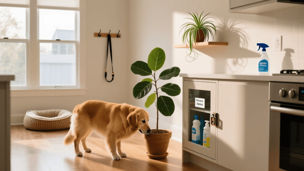 Dog-Proofing Your Home: Toxic Plants And Cleaners