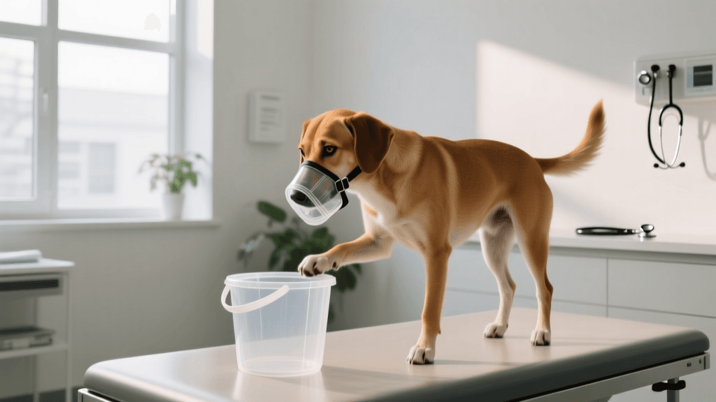 Force-Free Vet Care 2026: Bucket Training & Muzzle Guide