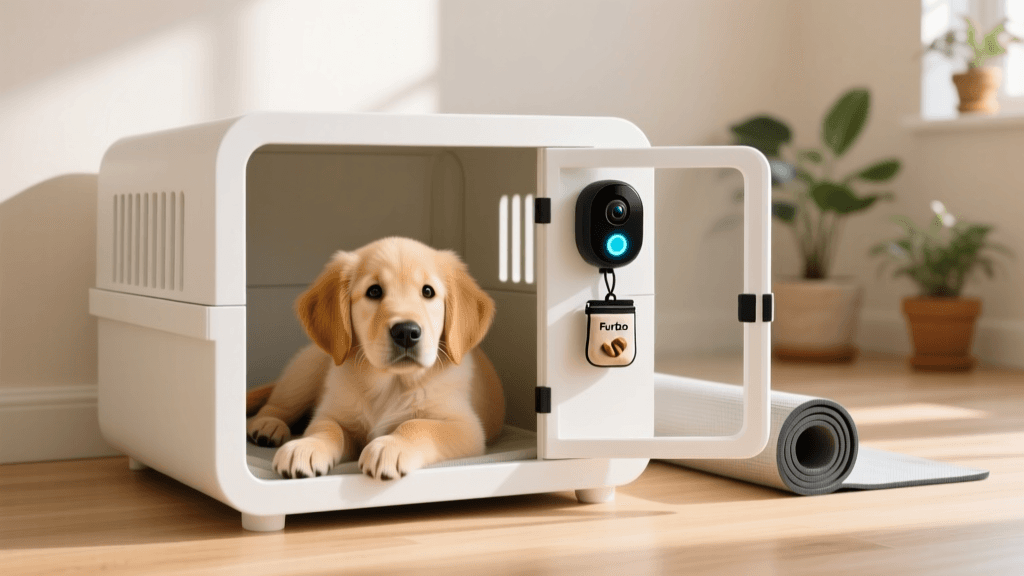 Force-Free Puppy Crate Training With Furbo 360 (2026)