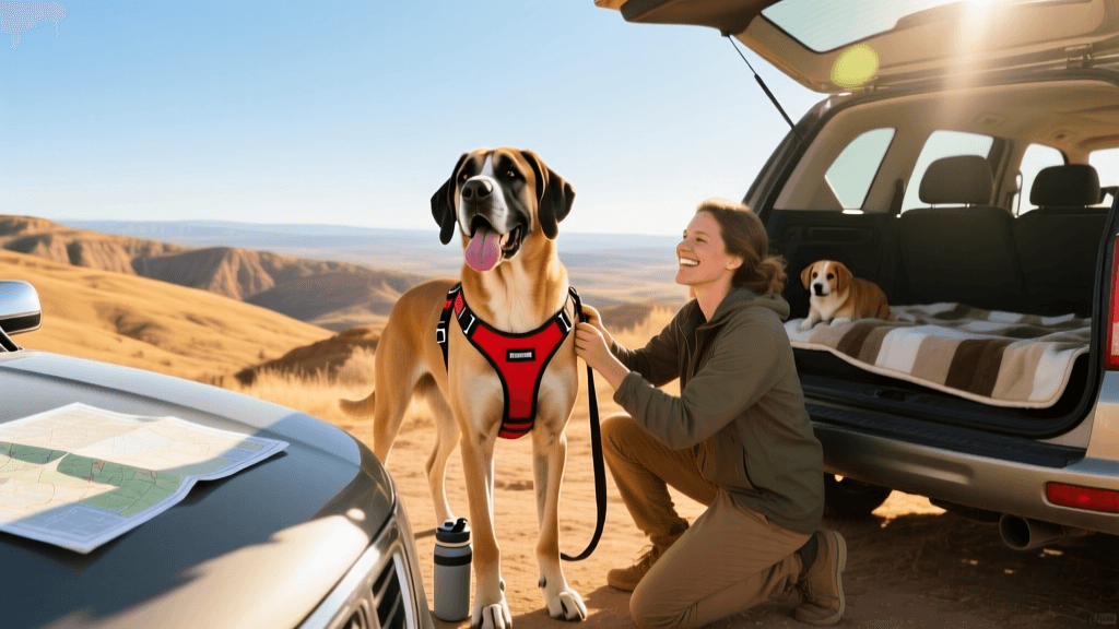 Cross-Country Road Trips With Large Dogs: Safety Gear