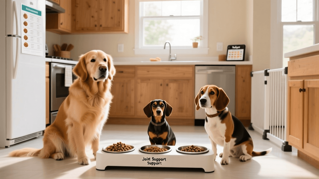 Feeding Multiple Dogs: Managing Weight and Joint Diets