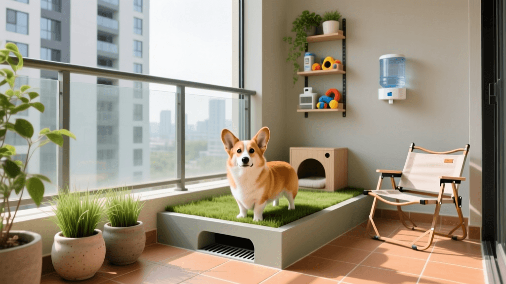 Apartment Dog Living: Balcony Potty Setup and Enrichment