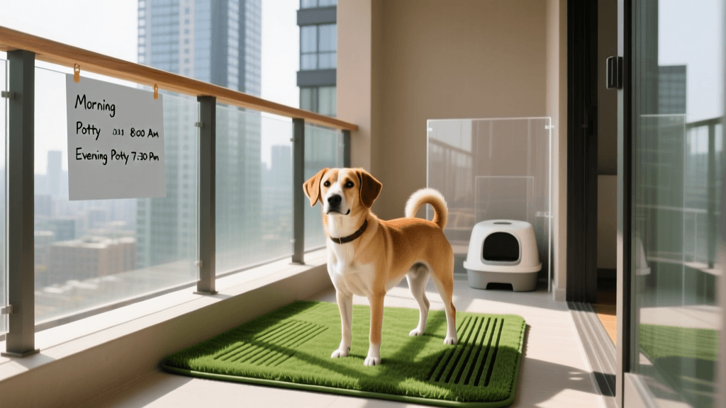 High-Rise Dog Potty Training: Balcony & Indoor Solutions
