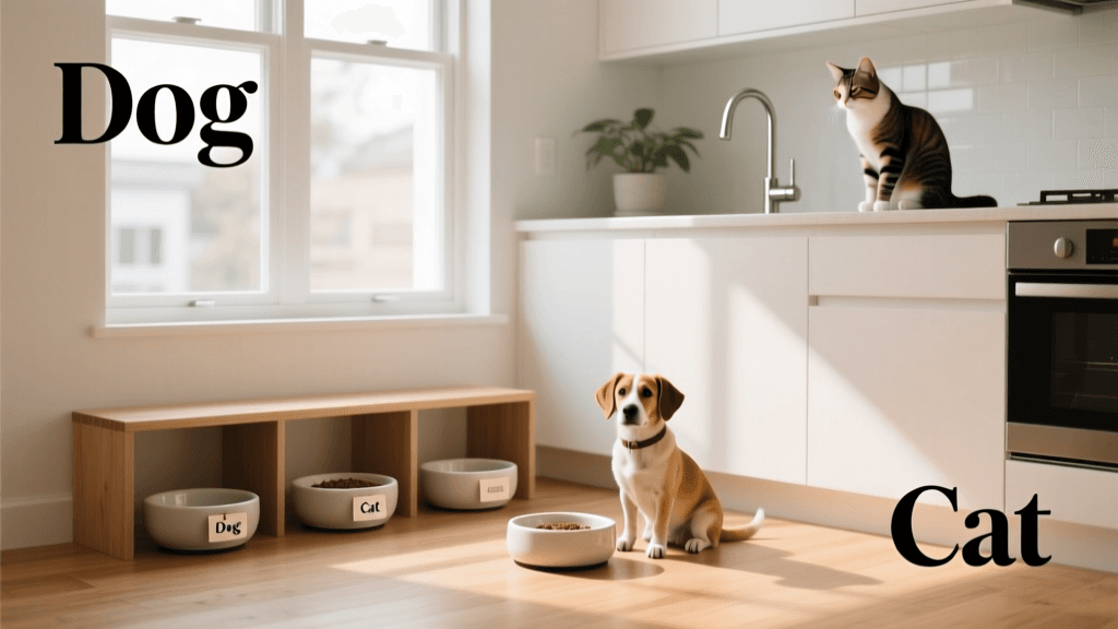How to Safely Feed Dogs and Cats in Multi-Pet Homes