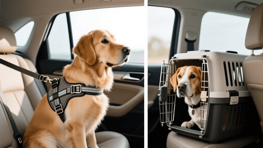 Dog Car Harness vs. Crate: Which Is Safer For Travel?