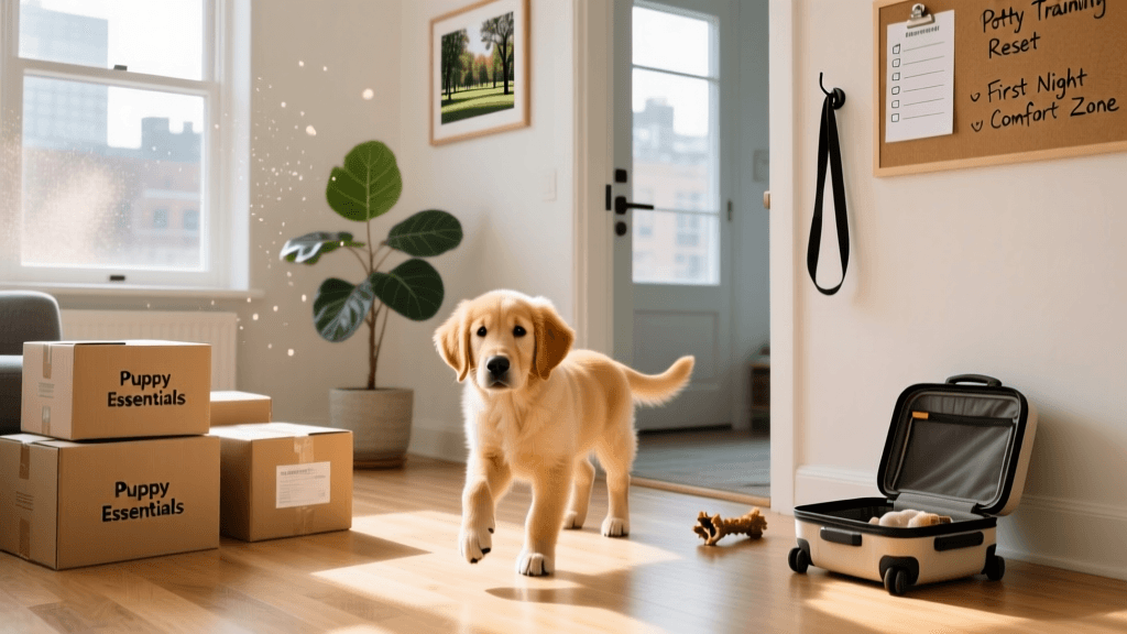 Moving With A Puppy In 2026: Stress-Free Home Transition