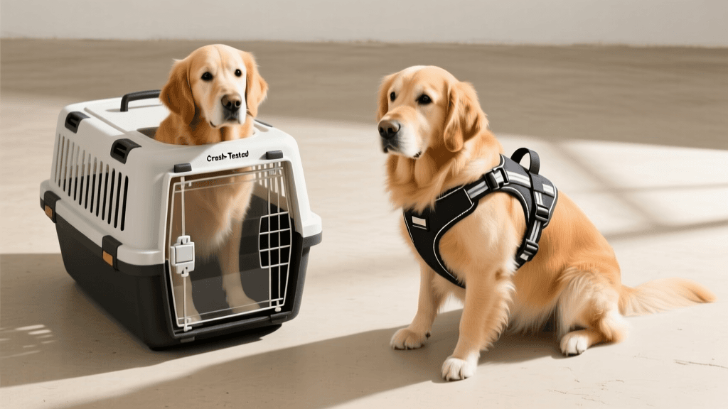 Dog Car Harness vs Crate: Which Travel Option is Safest?