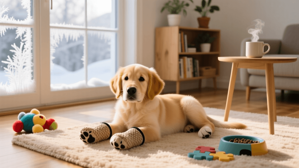Winter Puppy Care: Cold Weather Safety and Indoor Activities