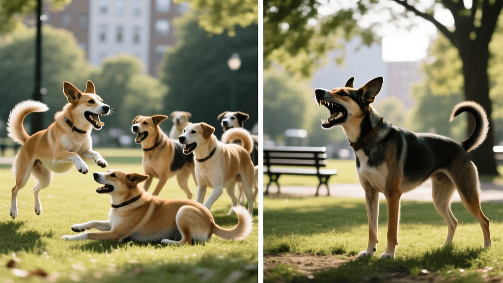 Dog Park Play vs Aggression: A Side-by-Side Comparison