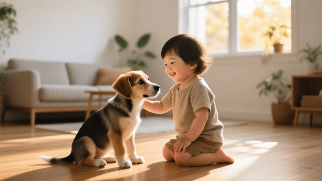 Teaching Kids and Puppies Safe Interactions at Home