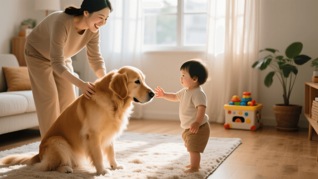 Teaching Toddlers to Safely Interact With Family Dogs