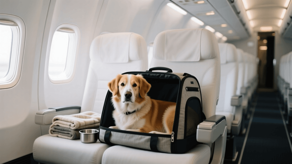 Training Your Dog for Airplane Cabin Travel & Airport Etiquette